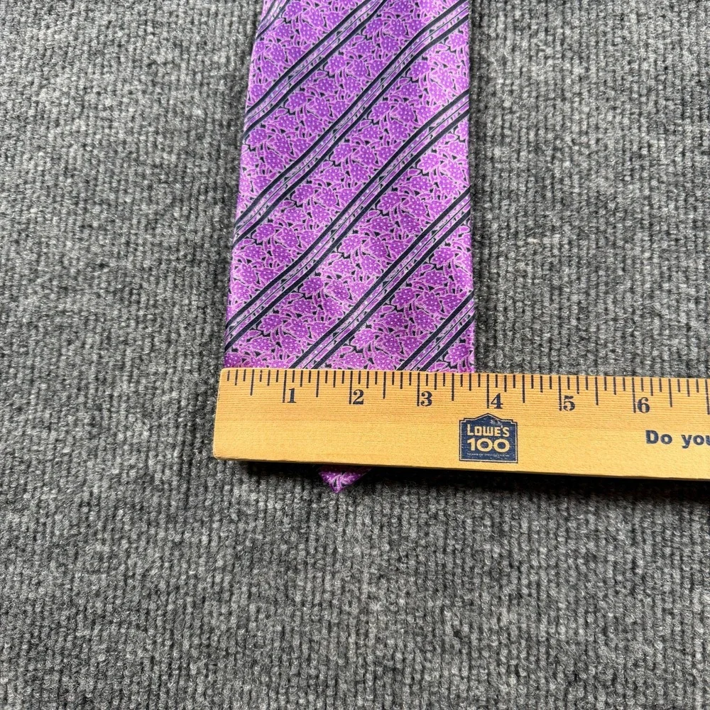 Stefano Ricci Purple Blue Floral Silk Men Tie 3.75